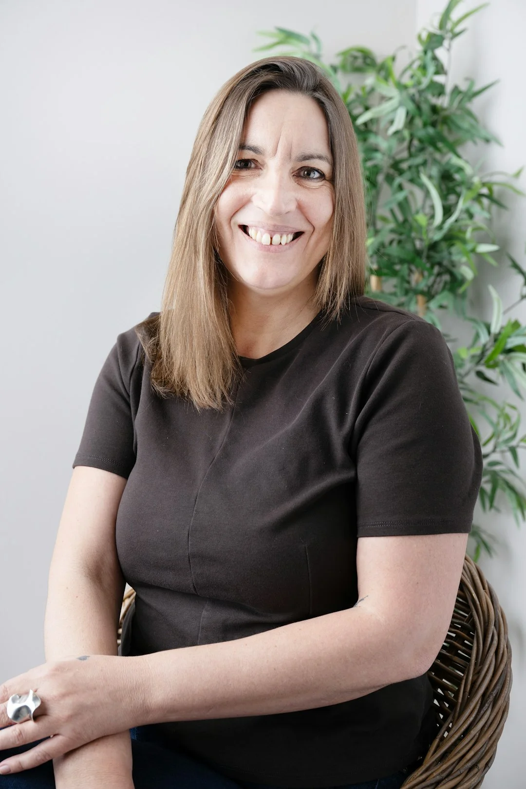 Personal branding portrait — natural light, editorial composition, considered framing
