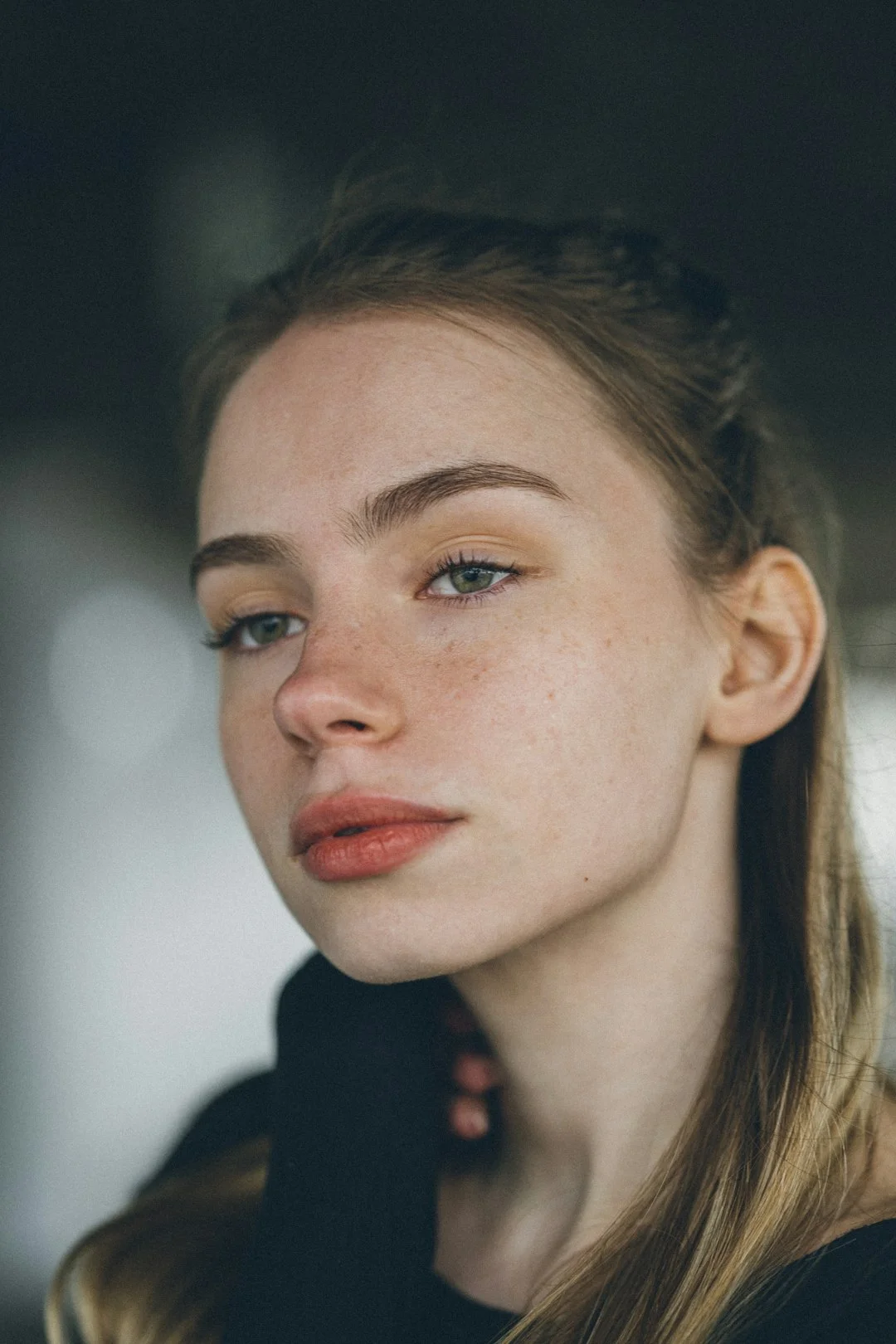 Portrait session preparation — calm, considered, natural expression